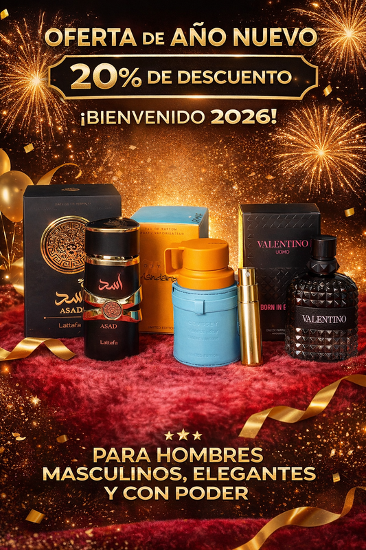 🔥 VALENTINO + MANDARIN SKY + ASAD LATTAFA (100ML) 💎 | ATOMIZADOR DE OBSEQUIO 🎁