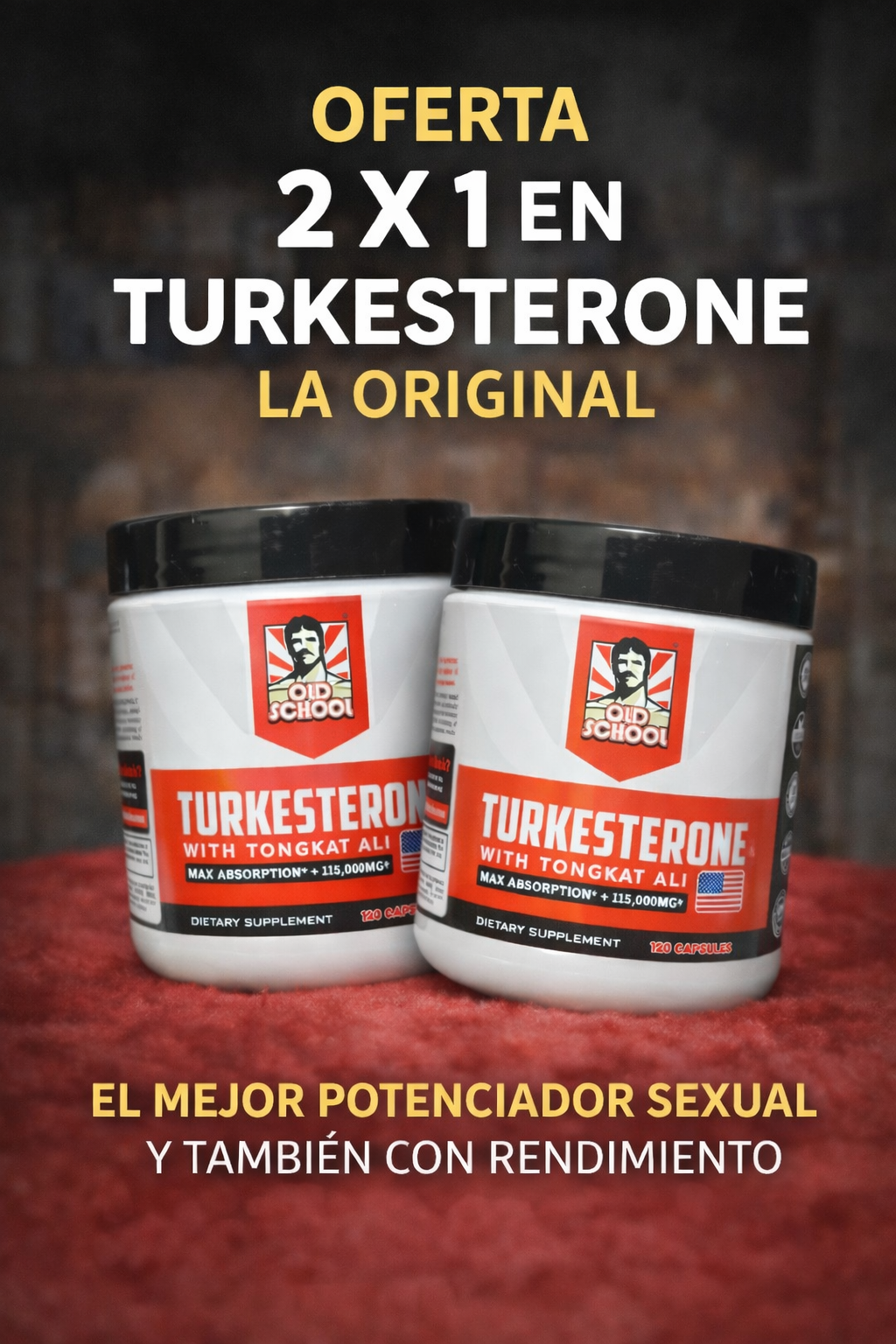 💥 TURKESTERONE – OFERTA 2X1 - LLEVA LA SEGUNDA TOTALMENTE GRATIS 💥