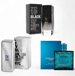 🔥 MEGA COMBO REYES! / 212 VIP Men + 212 Black + Versace Eros 🔥